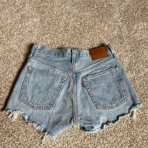 Levi’s 501 Distressed Jean Shorts